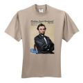 Official Abraham Lincoln Bicentennial Commission Inaugural T-shirts - bearded Abe - S